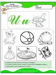 U Sesi Çalışma Sayfaları